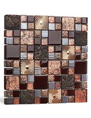 Decorated /Decorative /Design / Shining/Mirror/Glass Mosaic Tile for Wall Decoration(BKA 15))