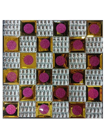 Decorated /Decorative /Design / Shining/Mirror/Glass Mosaic Tile for Wall Decoration(BK 309)