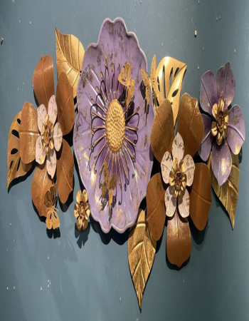 Ethnic Handcrafted Metal Wall Art Iron Wall Hanging Home Decoration Perfect for Living Room Hotel (Multicolor)