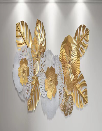 Ethnic Handcrafted Metal Wall Art Iron Wall Hanging Home Decoration Perfect for Living Room Hotel (Multicolor)