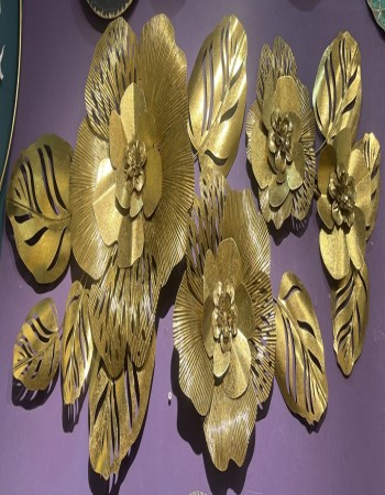 Ethnic Handcrafted Metal Wall Art Iron Wall Hanging Home Decoration Perfect for Living Room Hotel (Multicolor)