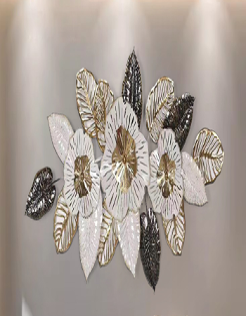 Ethnic Handcrafted Metal Wall Art Iron Wall Hanging Home Decoration Perfect for Living Room Hotel (Multicolor)