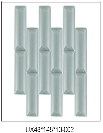 Decorated Decorative Design  Shining Mirror Glass Mosaic Tile for Wall Decoration