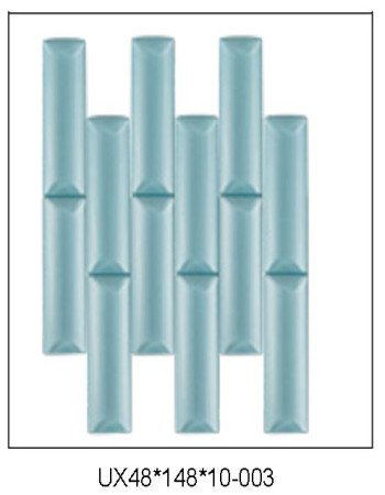 Decorated Decorative Design  Shining Mirror Glass Mosaic Tile for Wall Decoration