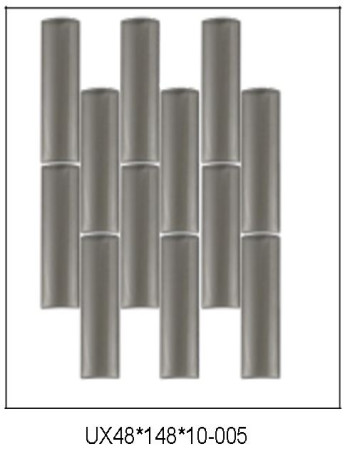 Decorated Decorative Design  Shining Mirror Glass Mosaic Tile for Wall Decoration