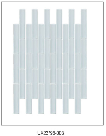 Decorated Decorative Design  Shining Mirror Glass Mosaic Tile for Wall Decoration