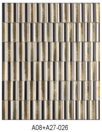 Decorated Decorative Design  Shining Mirror Glass Mosaic Tile for Wall Decoration