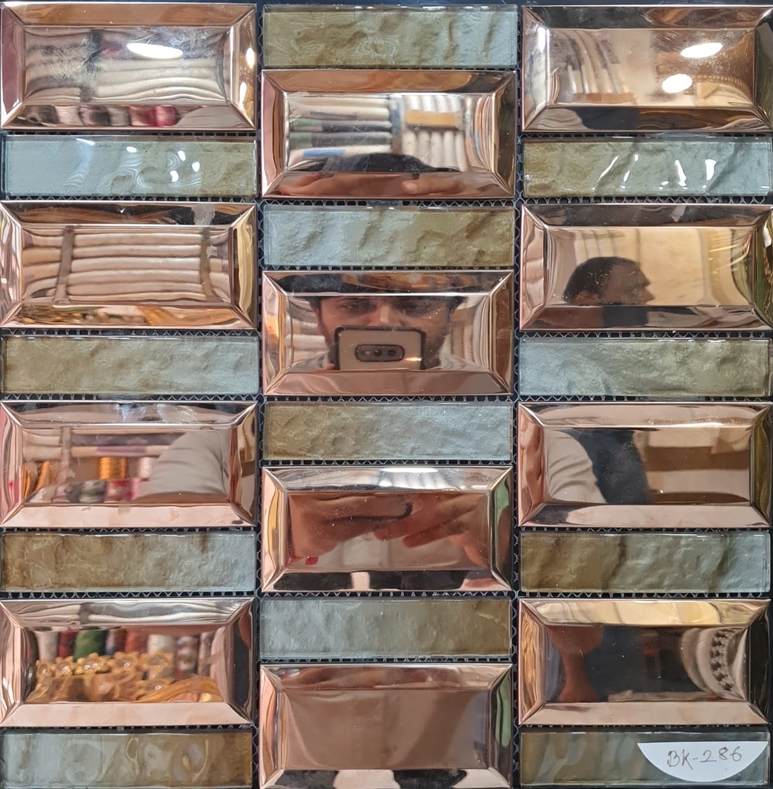 Decorated /Decorative /Design / Shining/Mirror/Glass Mosaic Tile for Wall