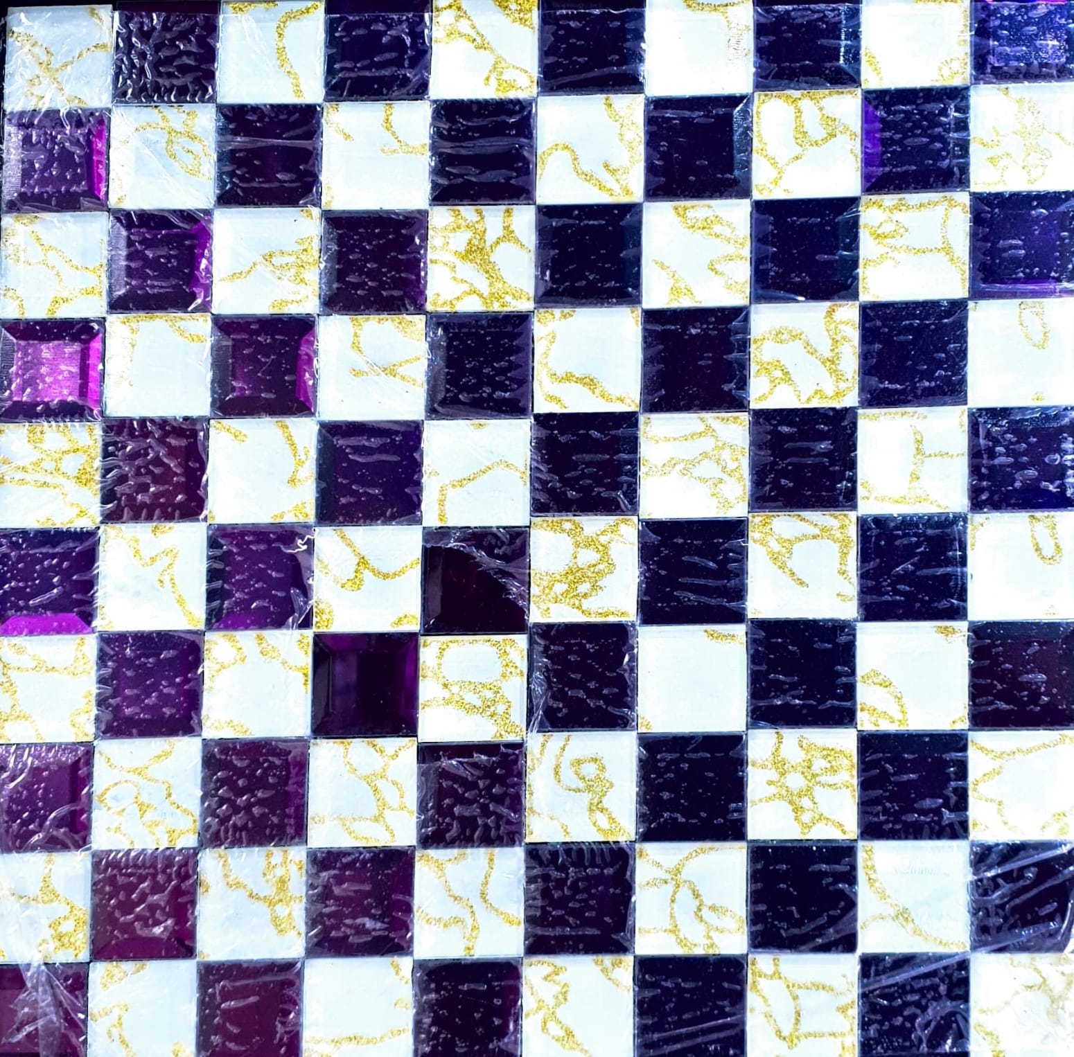 Decorated /Decorative /Design / Shining/Mirror/Glass Mosaic Tile for Wall Decoration