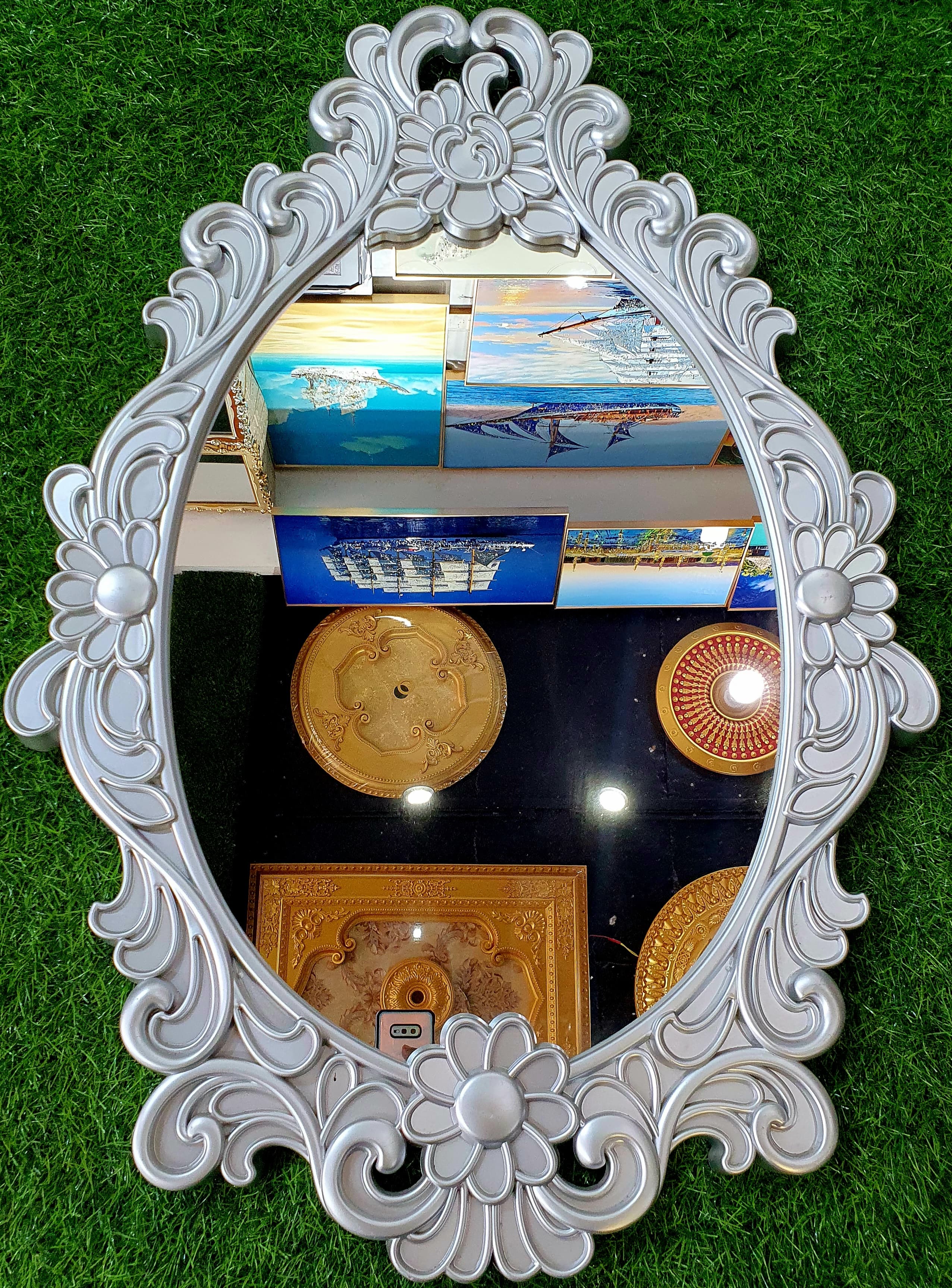 Decorative PVC Oval Shape Mirror