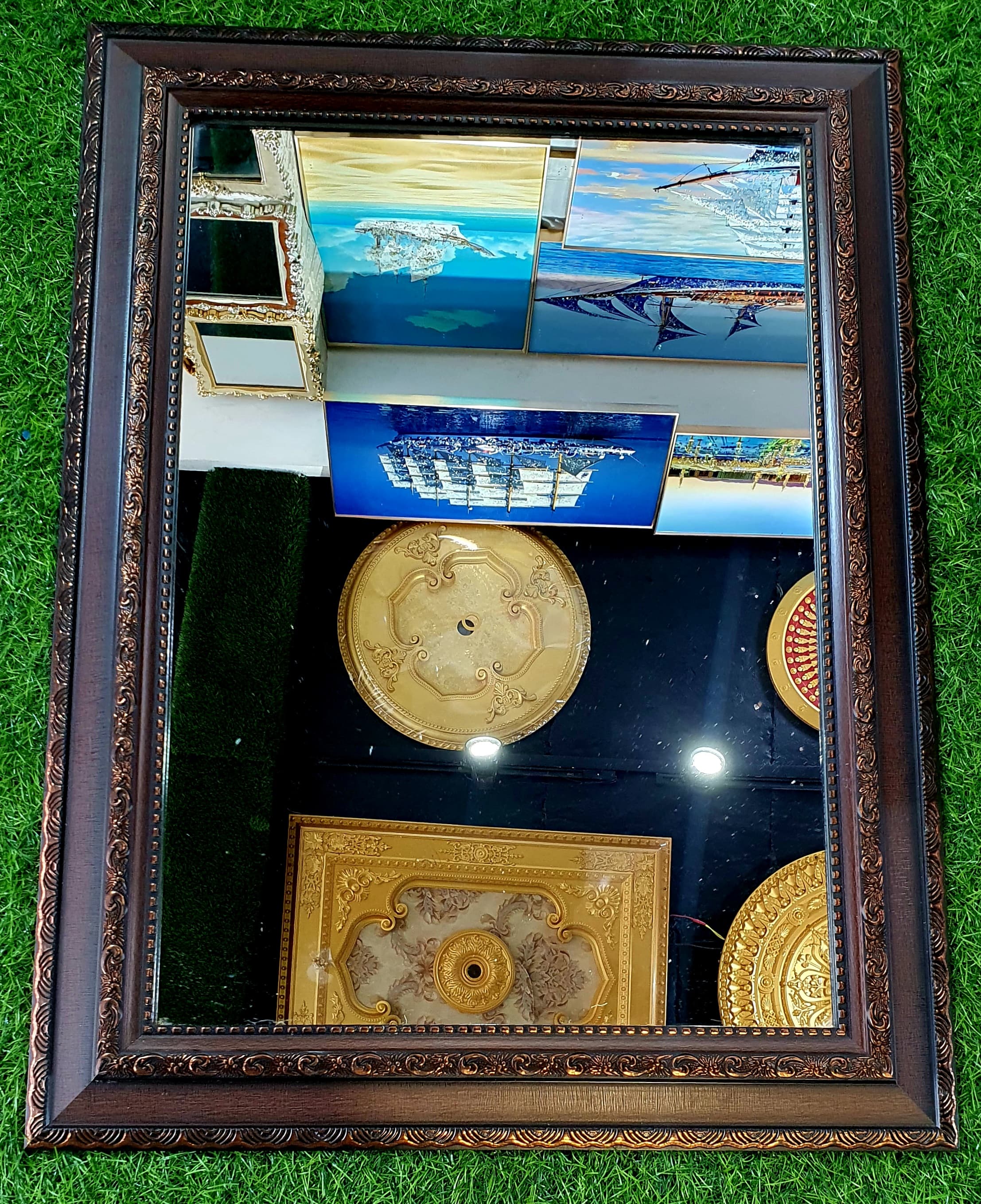 Decorative Polistyrin Series Square Shape Mirror