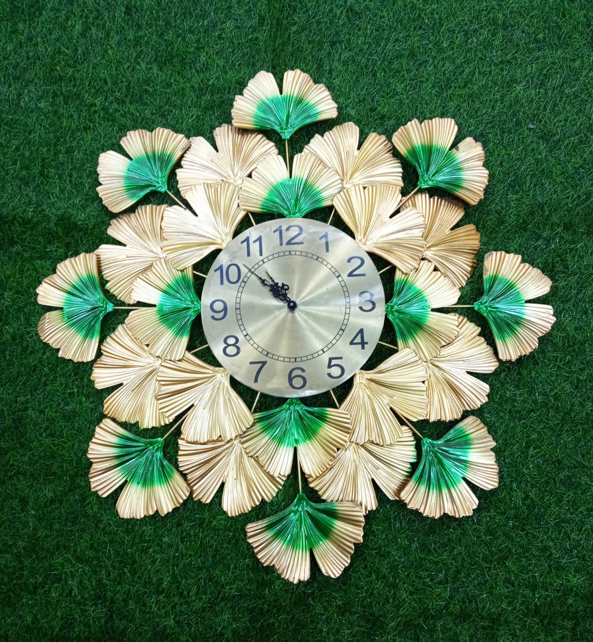 Festival Iron Petal Wall Clock