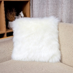 Artificial Wool Fur Cushion Pillow