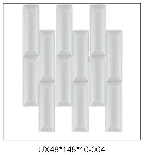 Decorated Decorative Design  Shining Mirror Glass Mosaic Tile for Wall Decoration