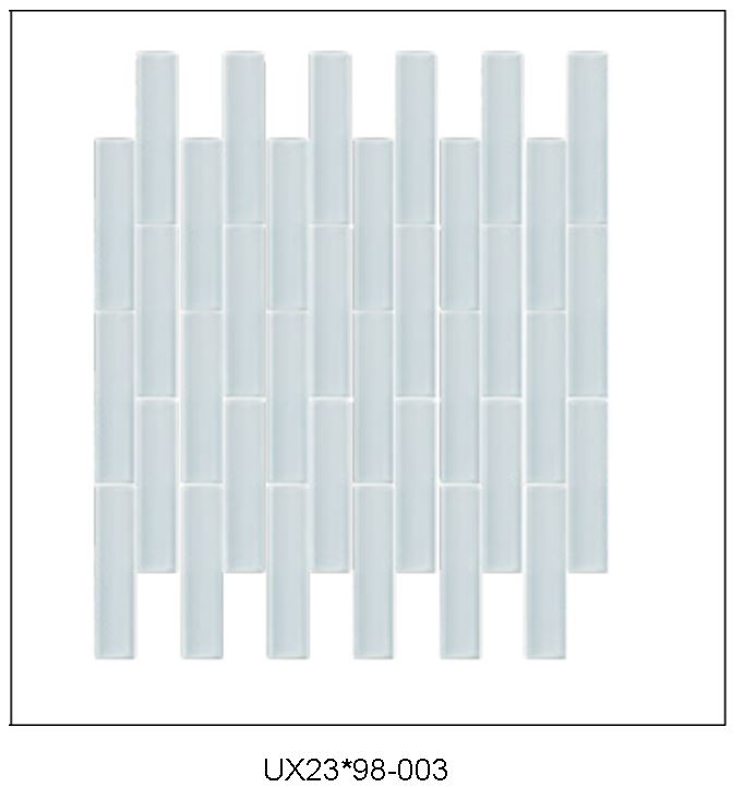 Decorated Decorative Design  Shining Mirror Glass Mosaic Tile for Wall Decoration